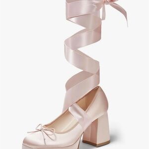 Chic Ballet-Inspired Women's Heels